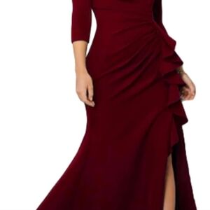 Wine colored formal dress